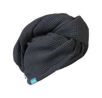 Aquarius Hair Turban Dark Grey. Ook geschikt voor geverfd haar.